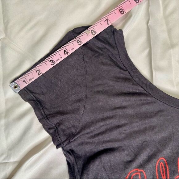 PST Los Angeles “Addicted to Love” Graphic Bodysuit Retro Scoop Neck Tee Small - Picture 10 of 13